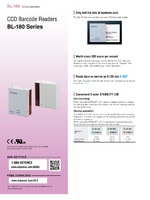 BL-180 Series CCD Barcode Reader Catalog