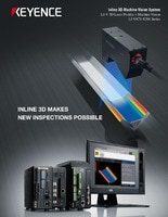 CV-X200 Inline 3D inspection image processing system LJ-V connection-compatible Catalog