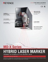 MD-X Series 3-Axis Hybrid Laser Marker Leaflet