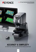 VK-X Series 3D Laser Scanning Confocal Microscope Catalog