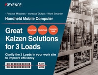 Handheld Mobile Computer: Great Kaizen Solutions for 3 Loads [Overload, Underload, and Irregular load]