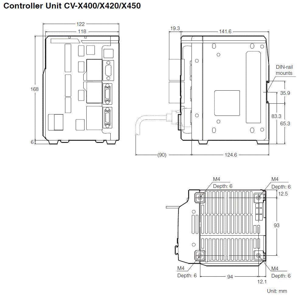 CV-X40/X42/X45 Dimension