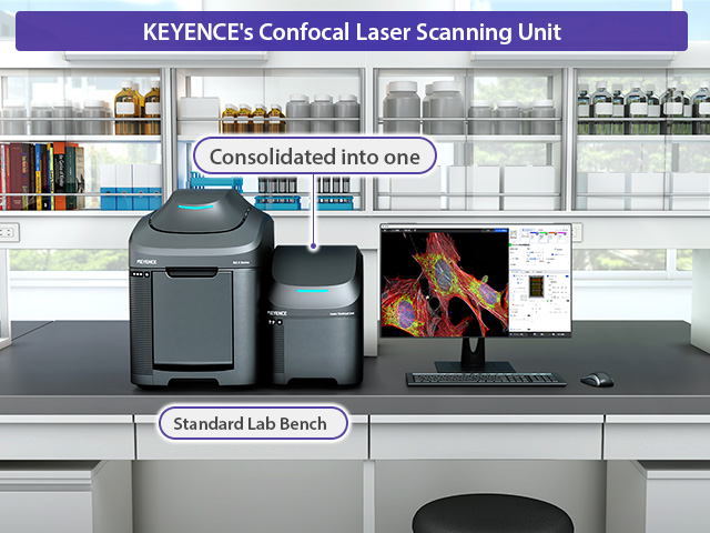 KEYENCE's Confocal Laser Scanning Unit