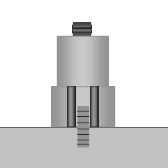 Fixation with a screw