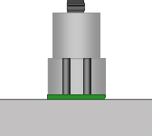 Fixation with an insulation washer