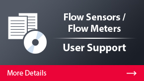 Flow Sensors / Flow Meters User Support | More Details