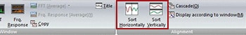 Select [Tile horizontally] or [Tile vertically].