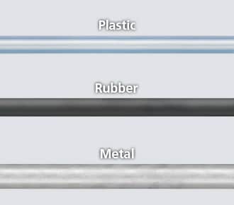 Plastic, Rubber, Metal