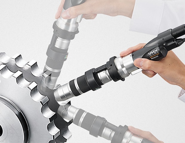 4K image capturing with hand-held observation using a microscope carried to the scene