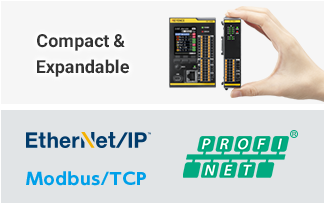 Compact & Expandable / EtherNet/IP® / Modbus/TCP / PROFI NET