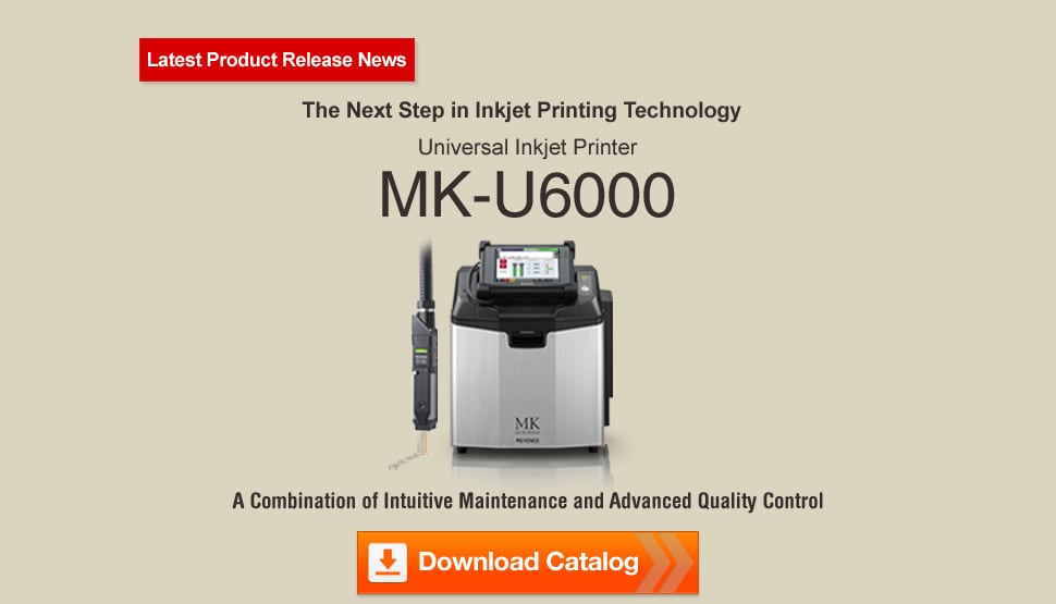 Universal Inkjet Printer MKU6000 series KEYENCE America