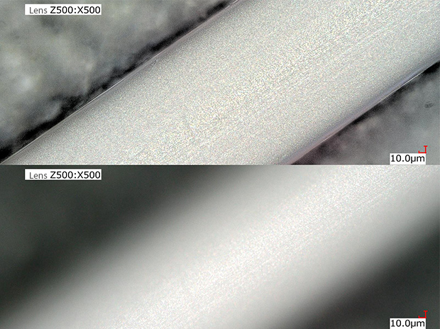 Observation and Measurement of Hollow Fibers Using Digital Microscopes