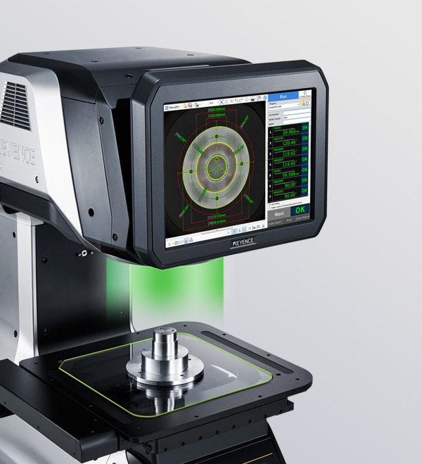 The Next Generation Optical Comparator Instant Measurement Image
