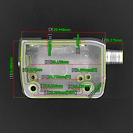 Every width, diameter, and depth of the sintered part is measured and labeled in a single shot.