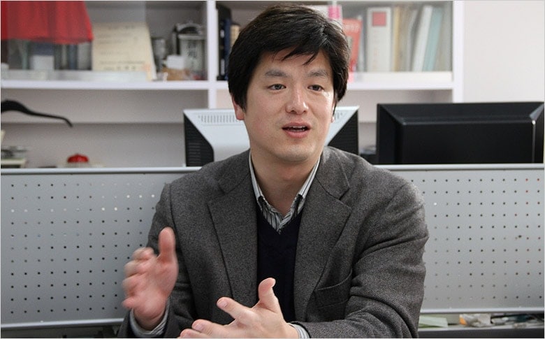 Image:Dr. Takeuchi aims to produce new research and industry by applying...