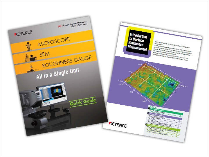 Quick Guide of 3D Laser Scanning Microscope - One single unit can do what is impossible for microscope, SEM, and roughness gauge (English)