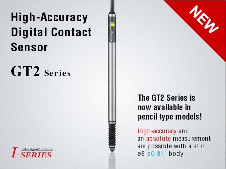 GT2 Series High-Accuracy Digital Contact Sensor (Pencil type) Catalog (English)