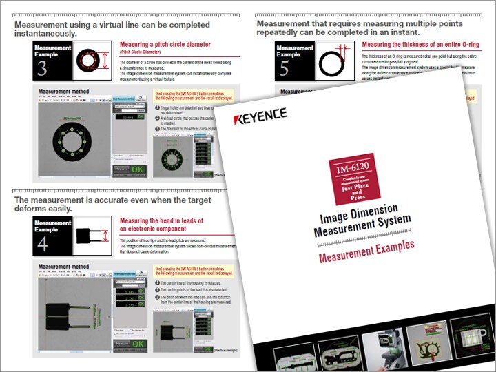 Image Dimension Measurement System Measurement Examples (English)