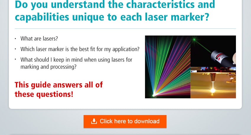 Do you understand the characteristics and capabilities unique to each laser marker?
