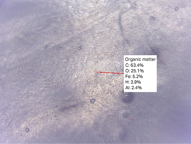 When the film is not the normal color, it can be compared against a good product with an analysis of the components inside the film, allowing for the identification of the cause of the defect and for the provision of instructions to the supplier.