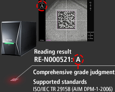 [Reading result RE-N000521:A] A:Comprehensive grade judgment - Supported standards ISO/IEC TR 29158 (AIM DPM-1-2006)