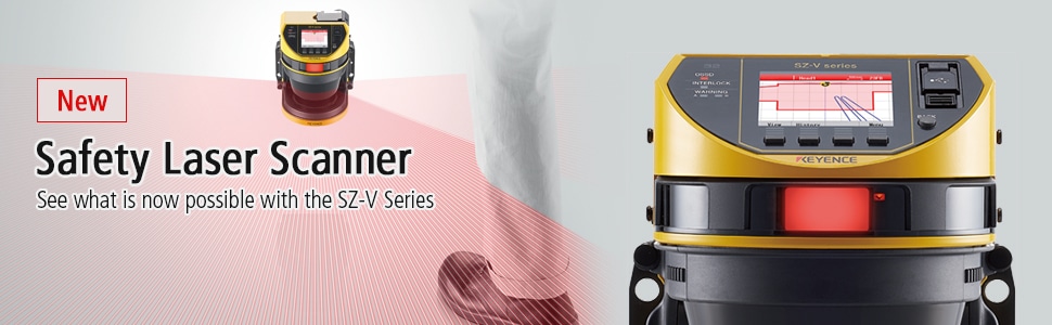 New Safety Laser Scanner See what is now possible with the SZ-V Series