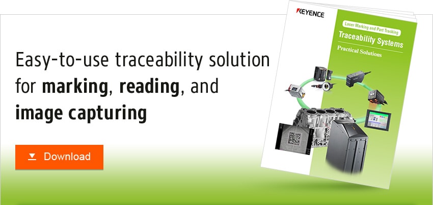Easy-to-use traceability solution for marking, reading, and image capturing
