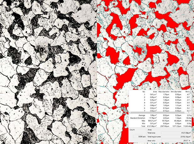 Measurement of metal structures