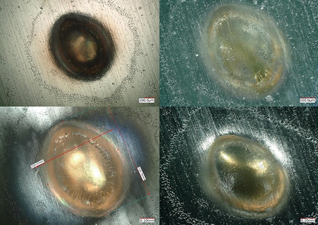 Foreign particle observation and 2D measurement using the multi-lighting function