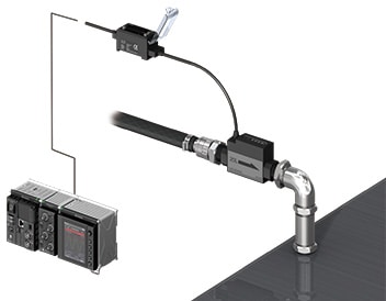 Flow rate measurement for cooling water