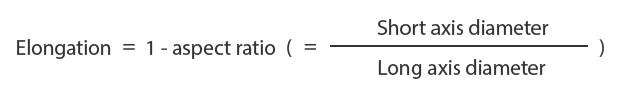 Aspect ratio and elongation