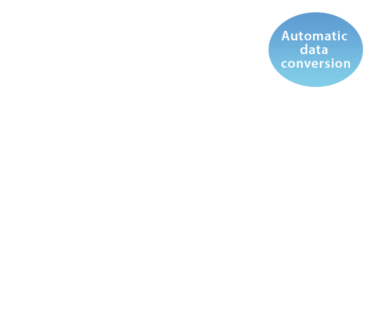 Automatic data conversion