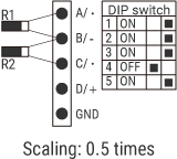 Wiring to the NR-ST04