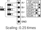 Wiring to the NR-ST04
