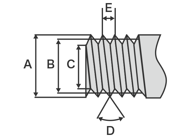 Male screw