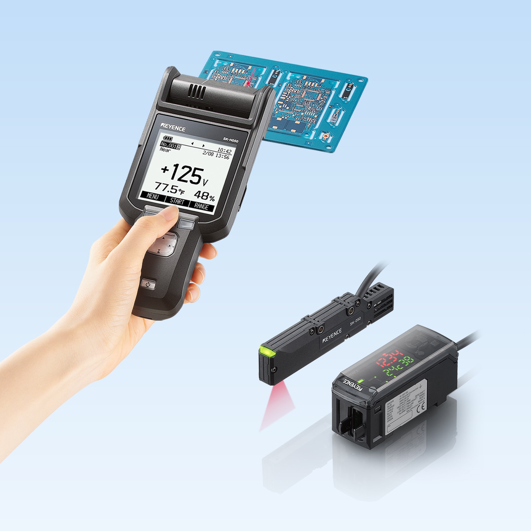 Battery meter. Keyence измеритель. Keyence LK-gс10. Скь sensor. Keyence Printer.