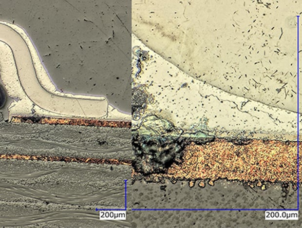 Observation and Measurement of Solder Cracks and Voids