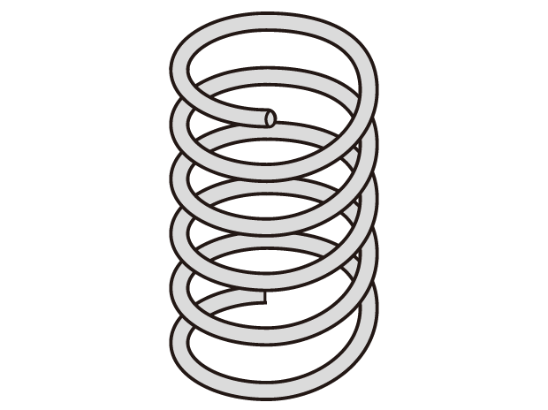 Equal pitch coil spring