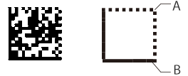Alignment pattern and clock pattern