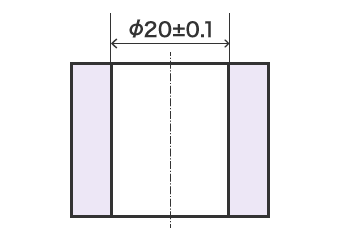 Maximum material size (MMS) of a shaft (concave)