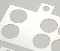 Film cutting and hole cutouts