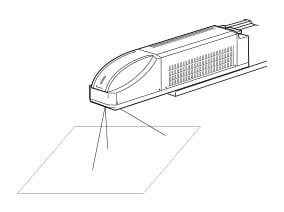 Conventional (2D control) laser marker