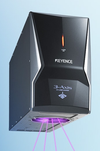 High-contrast and damage-free 3-Axis UV Laser Marker MD-U Series