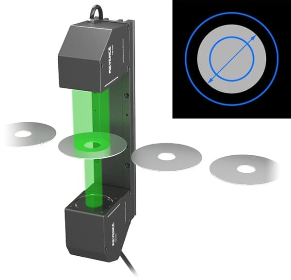 Inner Diameter Measurement of Disks