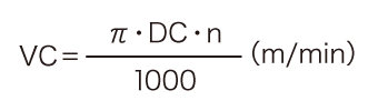 Cutting Speed (vc)