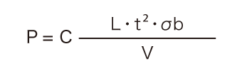 Bending Pressure (P: kgf)