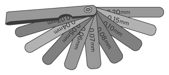 Problems in coplanarity measurement using a feeler gauge