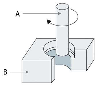 Example of fillet machining using an end mill