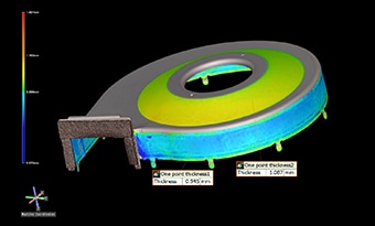 A Method for Thickness Measurement of Drawn Products