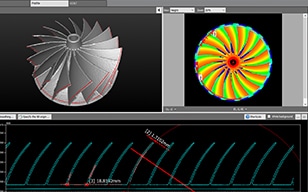 High-accuracy Measurement of Free-form Surfaces on Cut Products